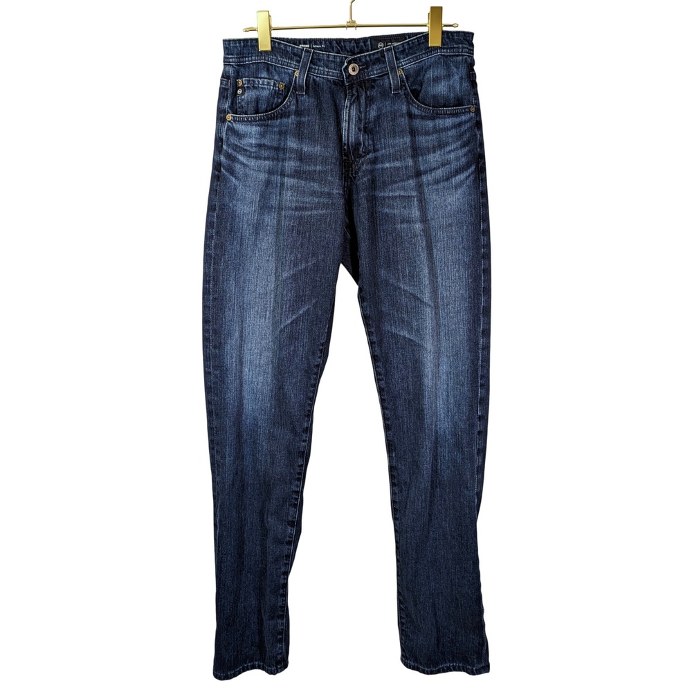 AG Jeans Owens Athletic Fit Mens 31x34 Japanese Denim Dark Wash 100% Cotton